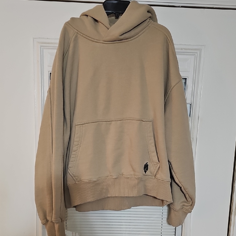 FP Movement by Free People Oversized Hoodie in Tan